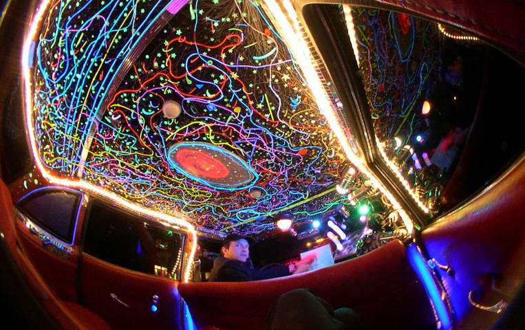 Photo Of The Ultimate Taxi Taken With The Nikon Coolpix 4300 w/Fisheye Lens By Professional Photographer Alice Koelle