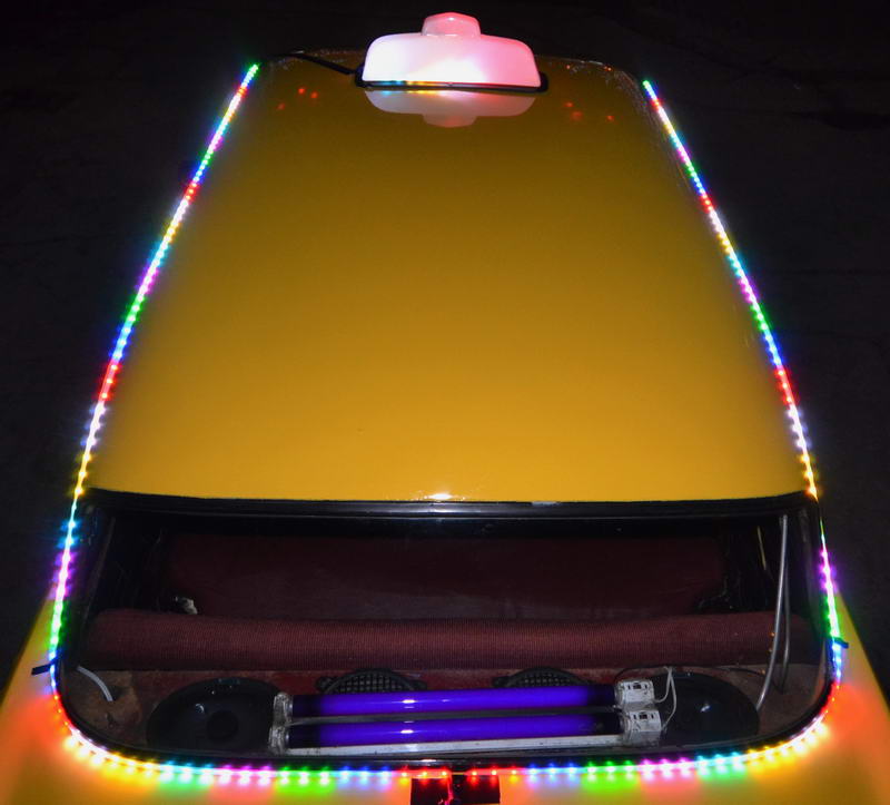 New Exterior LED Lighting On The Ultimate Taxi