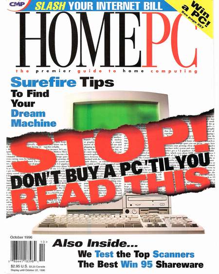 HomePC Magazine October 1996 Cover