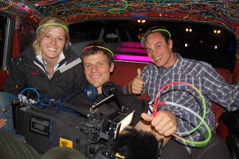 Katja, Oliver And Harro - Galileo TV Crew From Pro7 In Germany