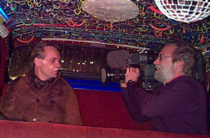 Joerg Hafkemeyer reports from the backseat of the Taxi on 1/11/97 for the ARD-TV show Tages Themen