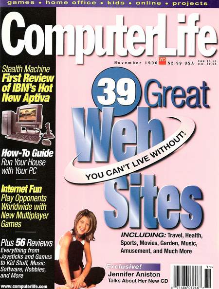 ComputerLife Magazine November 1996 Cover